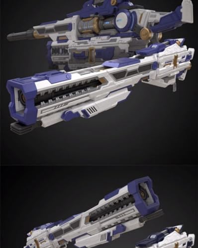 Kits de modelos de plástico QianQiuShang: Pistola electromagnética pesada RaiGun QQS-01 para figuras de acción coleccionables Sclae a escala 1/100