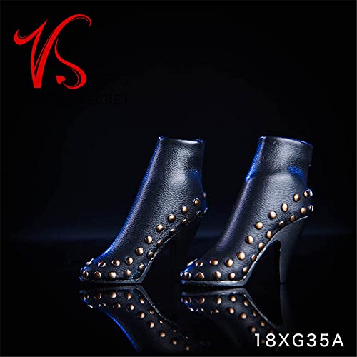 Figura a escala 1/6: Zapatos, zapatillas, botas y tacones para figura femenina de 12 pulgadas Phicen/TBLeague ACC065