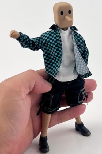 Ropa para muñecas a escala 1/12: Camisa vintage, accesorio coleccionable