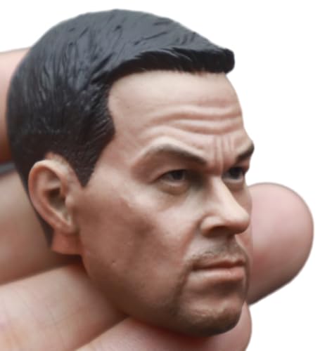 Escultura de cabeza masculina a escala 1:6, escultura de cabeza europea para acción de 12 pulgadas