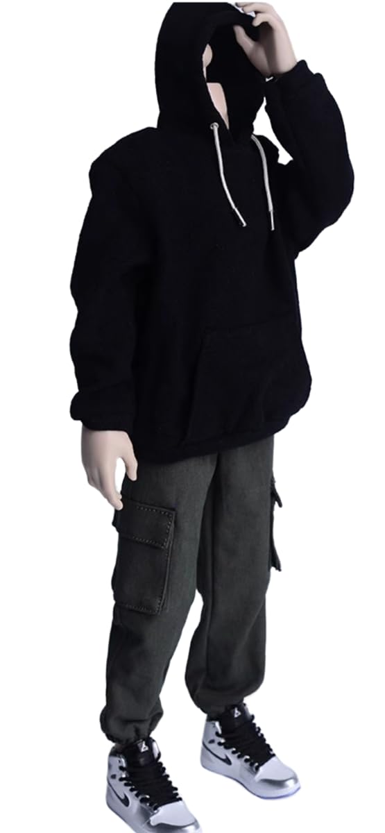 Ropa para muñeca a escala 1/12: pantalones cargo, accesorio coleccionable