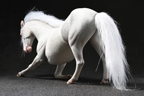 Figura de caballo coleccionable JXK: Hannover3.0, pintada a mano por expertos, realista, resina segura, miniatura a escala 1:12.