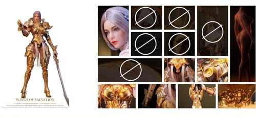 Figura coleccionable de Lucifer: Raphael, cantante de Wings of Salvation, estilo anime, diseño sin costuras, figura de acción en miniatura femenina a escala 1:6.