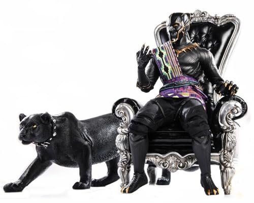 Figura de gato coleccionable JXK: Leopardo, pintada a mano por expertos, realista, resina segura, miniatura a escala 1:6