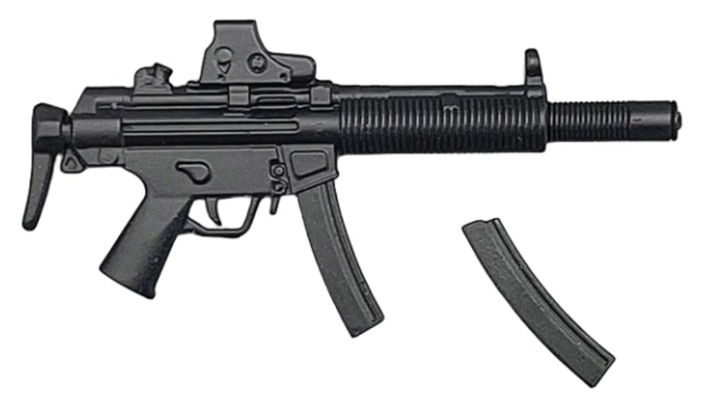 Accesorio para figura de acción a escala 1/12: Modelo de ametralladora