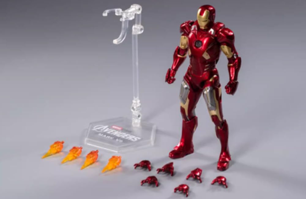 Conjunto completo de figuras coleccionables de ZD: Iron Man Mark, figura de acción en miniatura a escala 1:10