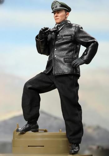Figurine de collection DID complète : Série Palm Hero, SS-Standartenführer Joachim Peiper, style militaire, figurine miniature masculine à l'échelle 1:12 XD80022