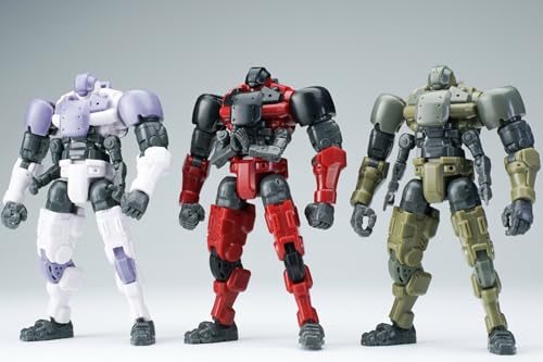 Kits de modelos de plástico de Warriors Workshop: Figuras de acción coleccionables a escala 1:30 del soldado humanoide de asistencia "G" de Loyalty