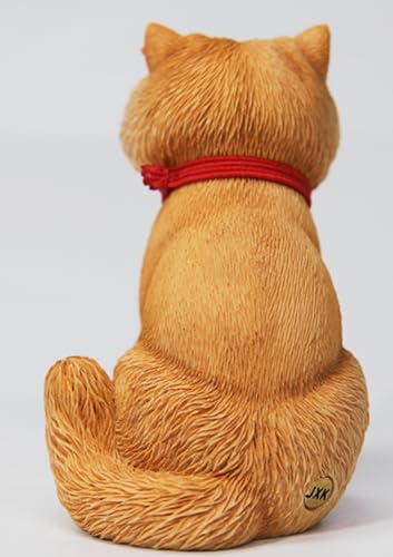 Figura de gato coleccionable JXK: Ugly Cat 1.0, pintada a mano por expertos, realista, de resina segura, miniatura a escala 1:6, JXK183