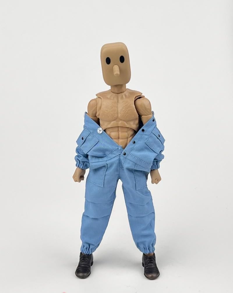 Figura a escala 1/12, ropa para muñeca: conjunto de carga de una pieza, accesorio coleccionable