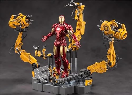 Figura coleccionable completa de ZD: Iron Man Mark IV con pórtico de traje, figura de acción en miniatura a escala 1:10 CJTMK4