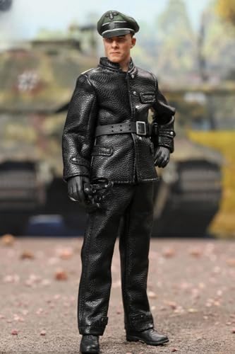 Figurine de collection DID complète : Série Palm Hero, SS-Standartenführer Joachim Peiper, style militaire, figurine miniature masculine à l'échelle 1:12 XD80022