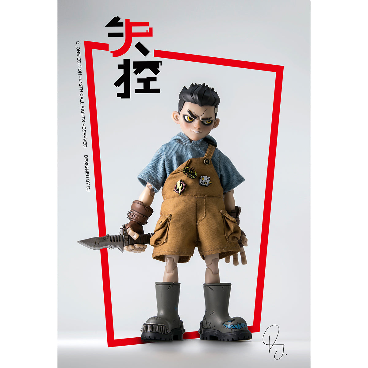 D_ONE STUDIO YaZai 1/12 Scale Action Figure