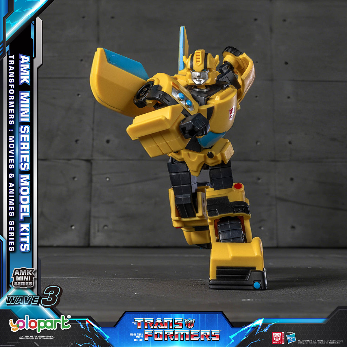 Yolopark AMK MINI WAVE 3-TF3 Bumblebee AMKM3BB Pre-assembled Model Kits