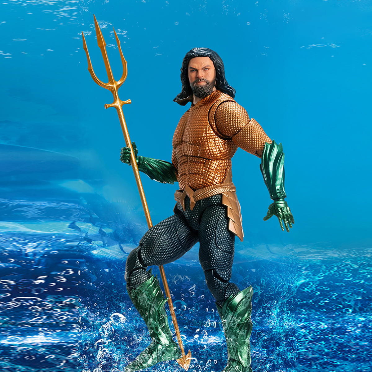 Fondjoy Set completo: Rey del Mar, figura de acción masculina en miniatura a escala 1:9