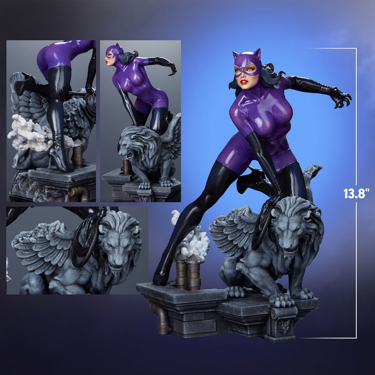 Sideshow Catwoman Purple Edition Art Statue