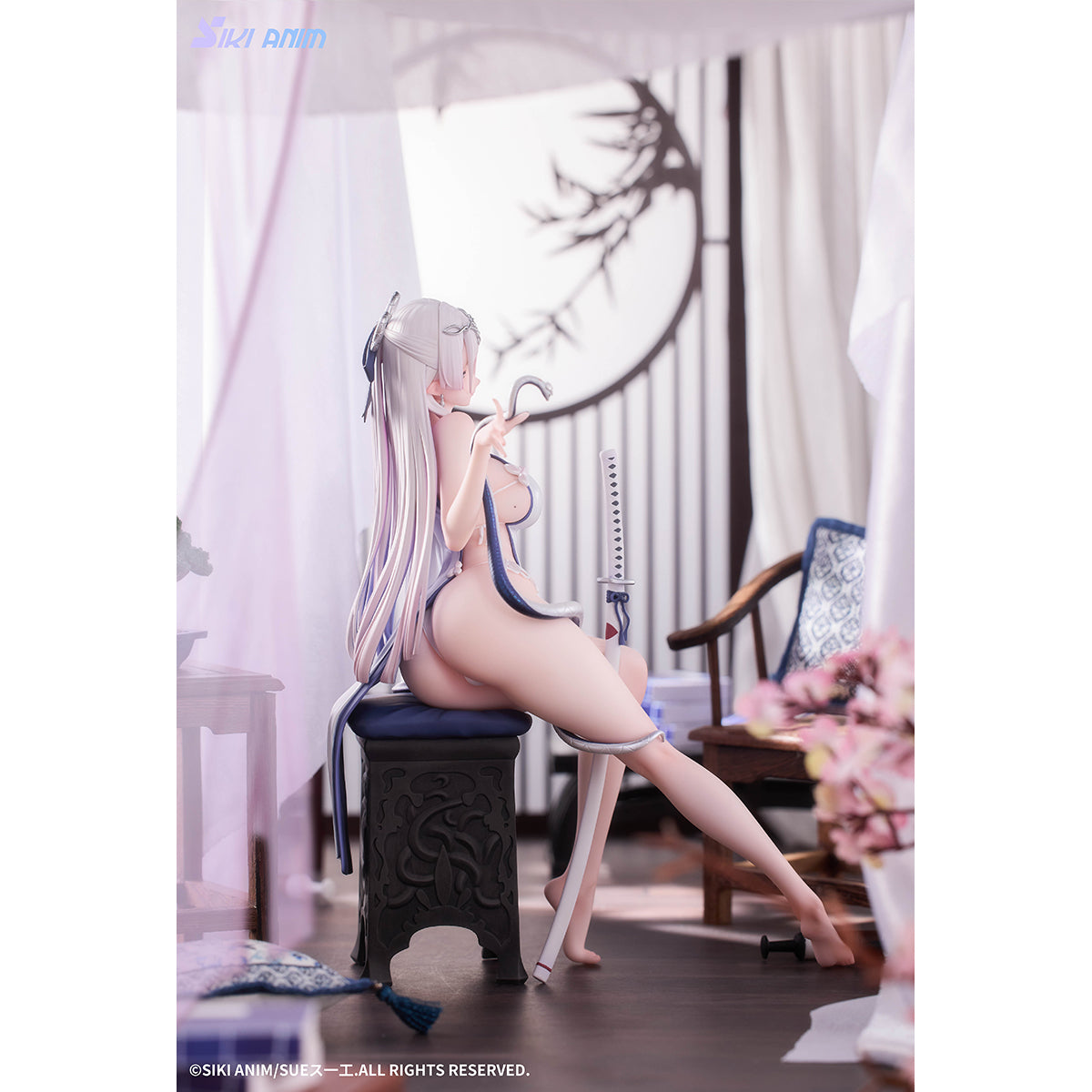 SikiAnim Qing White Snake Color 1/7 Scale Art Figurine