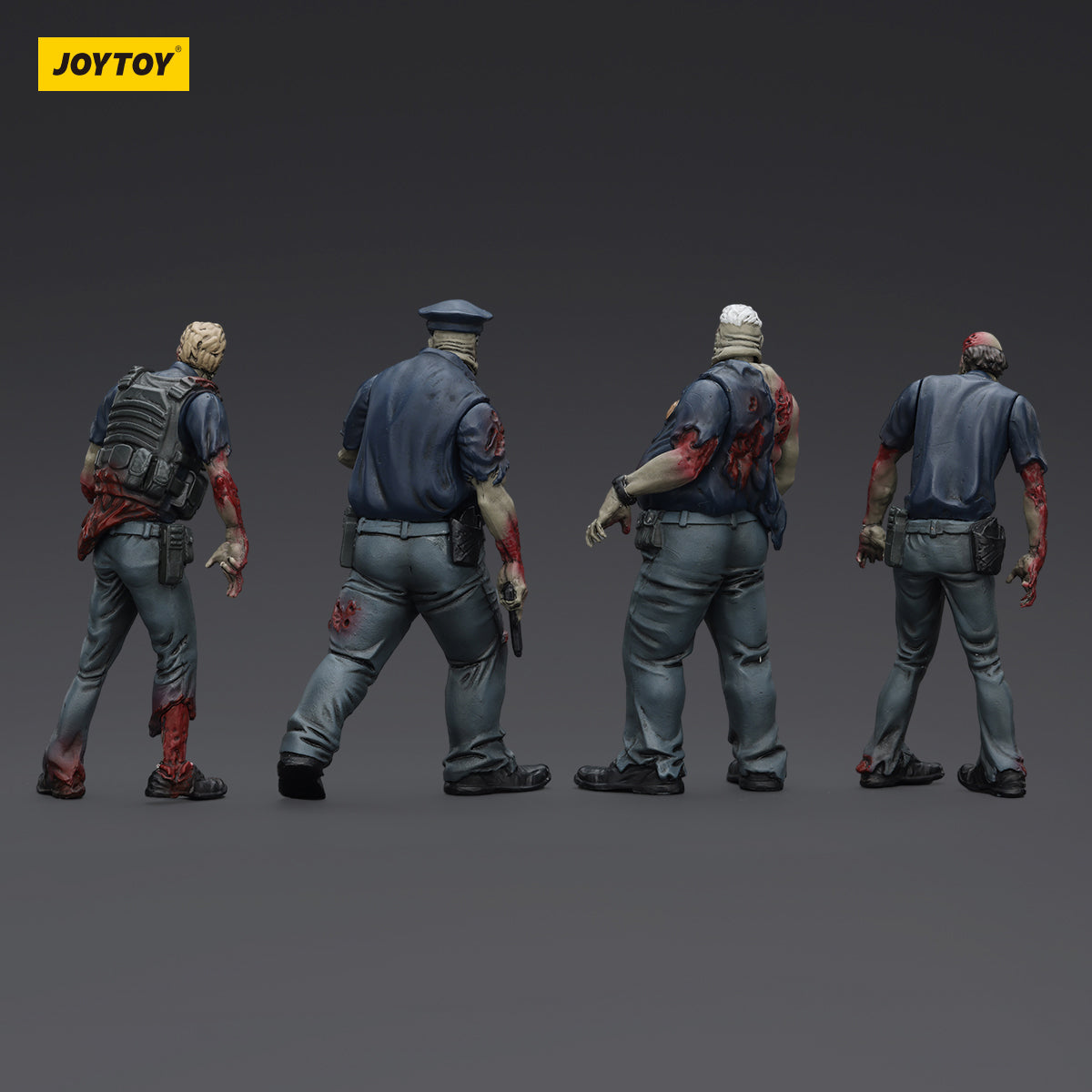 (Only Shipped to the US) JOYTOY 1/25 Dark Source Zombie Fiqure Police (Male) JT01635 Action Figures