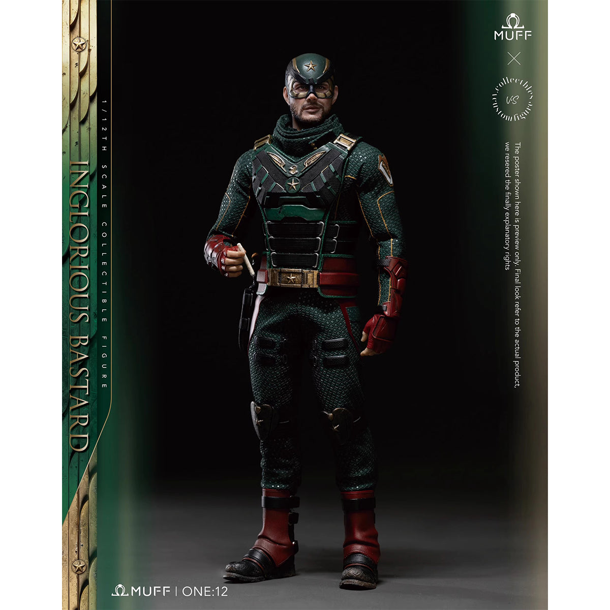 MUFF×V.collectibles Inglorious Bastard MF08 1/12 Scale Action Figure