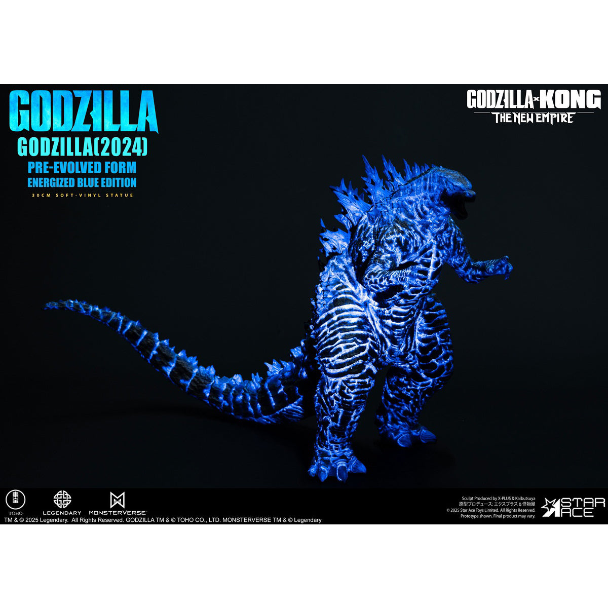 STAR ACE Toys Godzilla vs. Kong: The New Empire - Godzilla Evolution Blu-ray Version Art Figurine