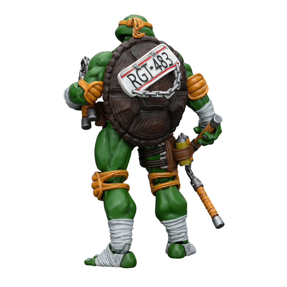 Serie TMNT de JOYTOY: Tortugas Ninja Adolescentes Mutantes - Figuras de acción de Michelangelo a escala 1:18
