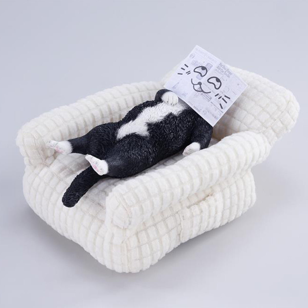 JXK, Lazybones Cat, Static Animal Figurine
