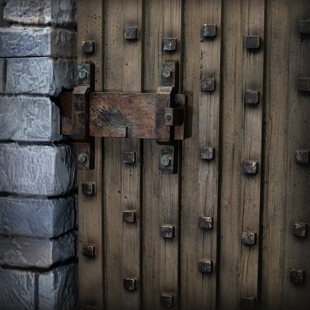 Infinite The Castle Door Diorama for Frankenstein's Monster Action Figures