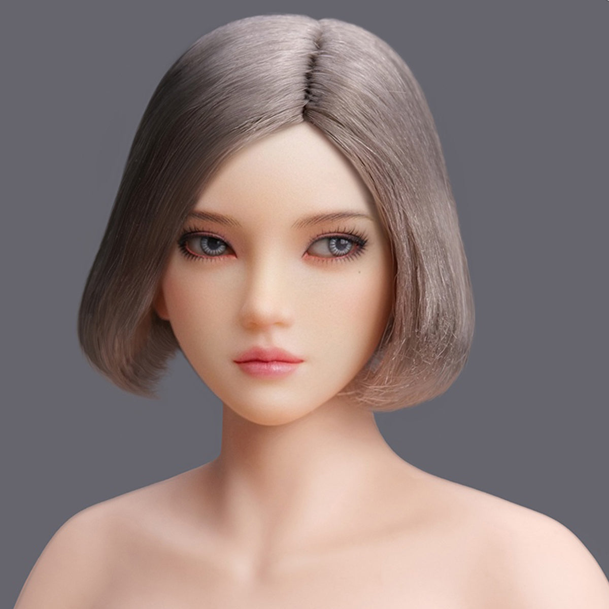 Escultura de cabeza femenina asiática con ojos móviles de YMTOYS - Yiyi (Versión C) para figuras