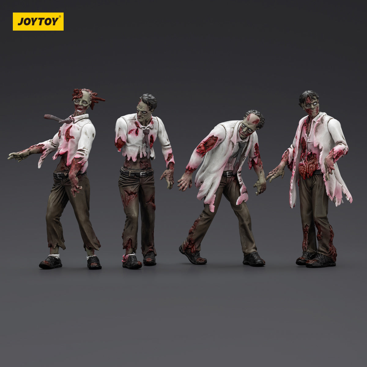 (Only Shipped to the US) JOYTOY 1/25 Dark Source Zombie Figure Scientists (Male) JT01604 Action Figures