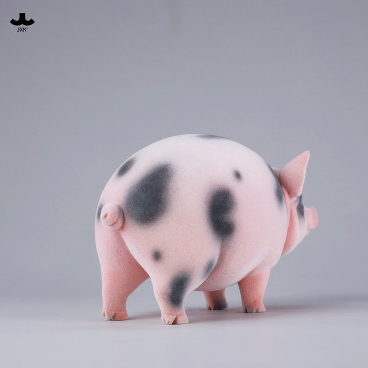 JXK Plump and Round Fat Pig (JXK343) Static Expertly Hand-Painted Lifelike Animal Figurine