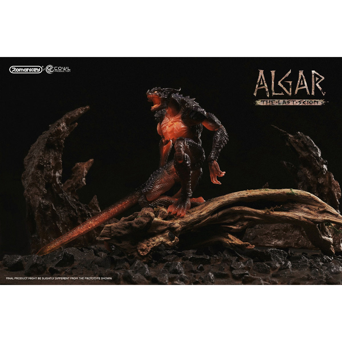Romankey X COWL The Last Scion Algar The First Receiver Action Figure
