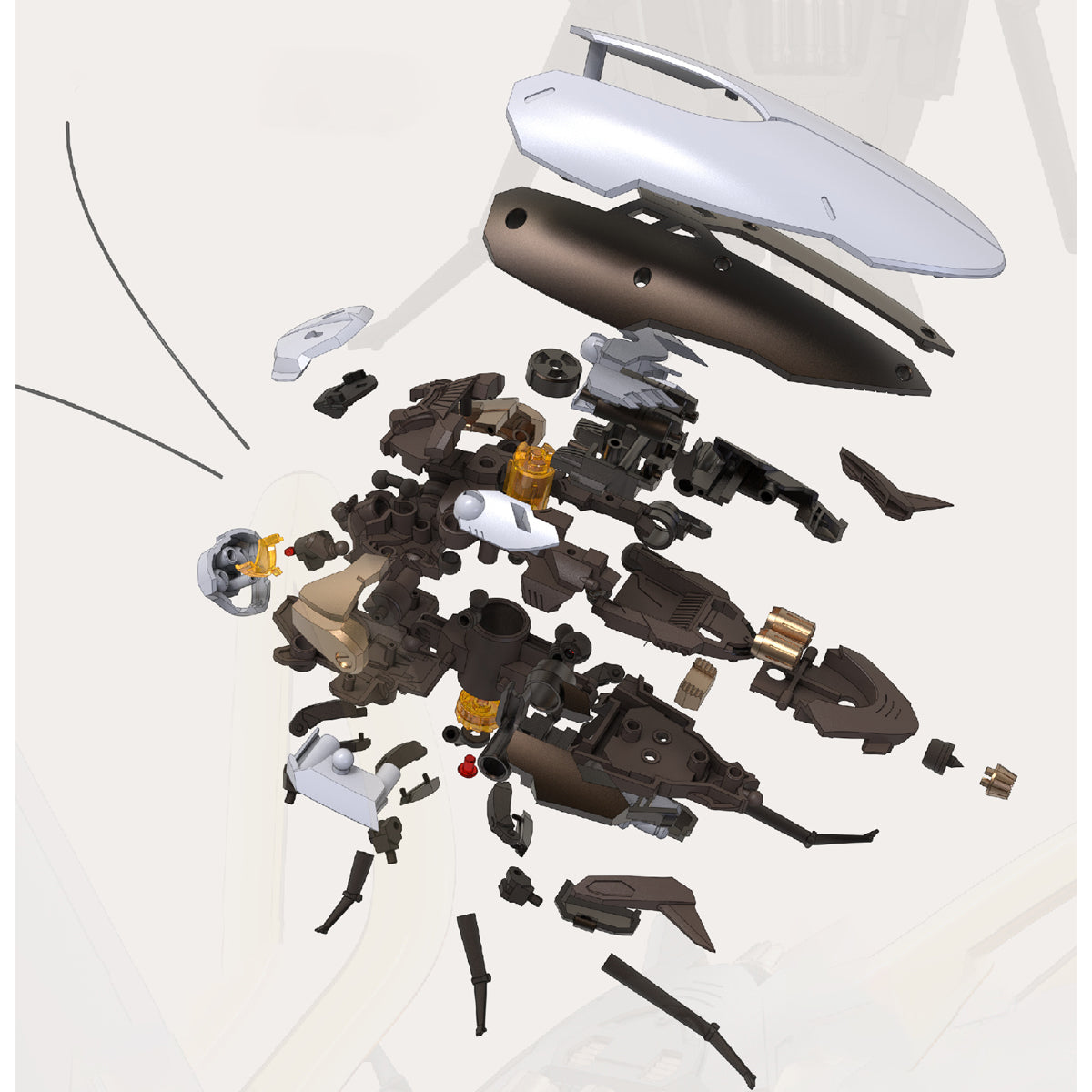 Robox Animation, Guangdong Cockroach Cantonese Heavy Utility Vehicles Super Cockroach, Assembly Model Kits