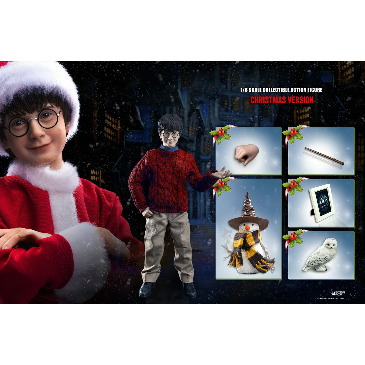 STAR ACE Toys Child Christmas Series Harry Action Figures