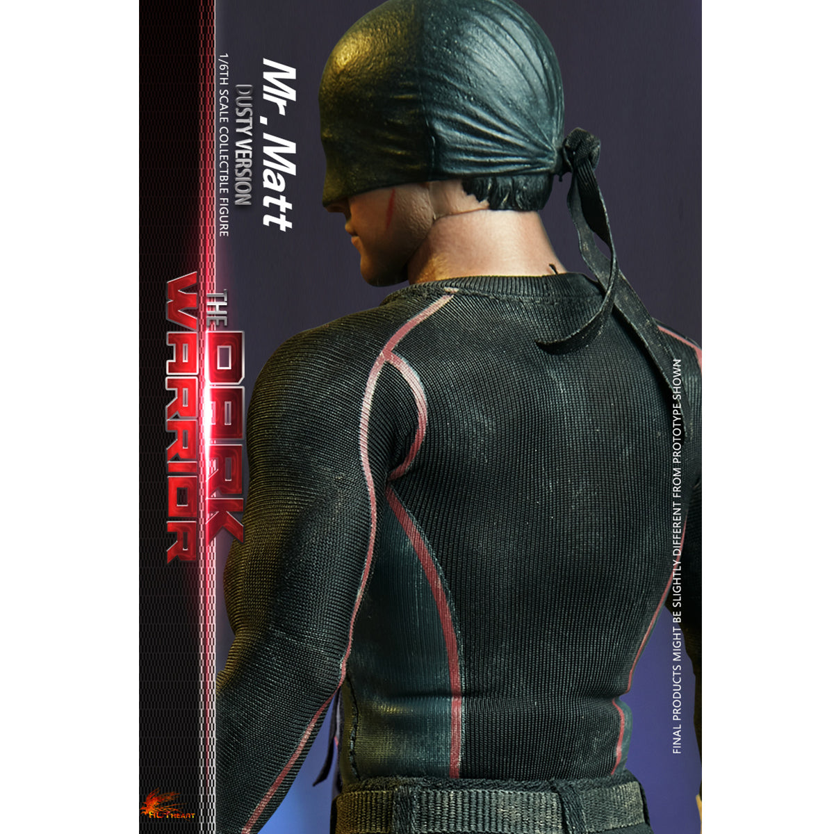 Hot Heart The Dark Warrior New Revision Dusty Edition Action Figures