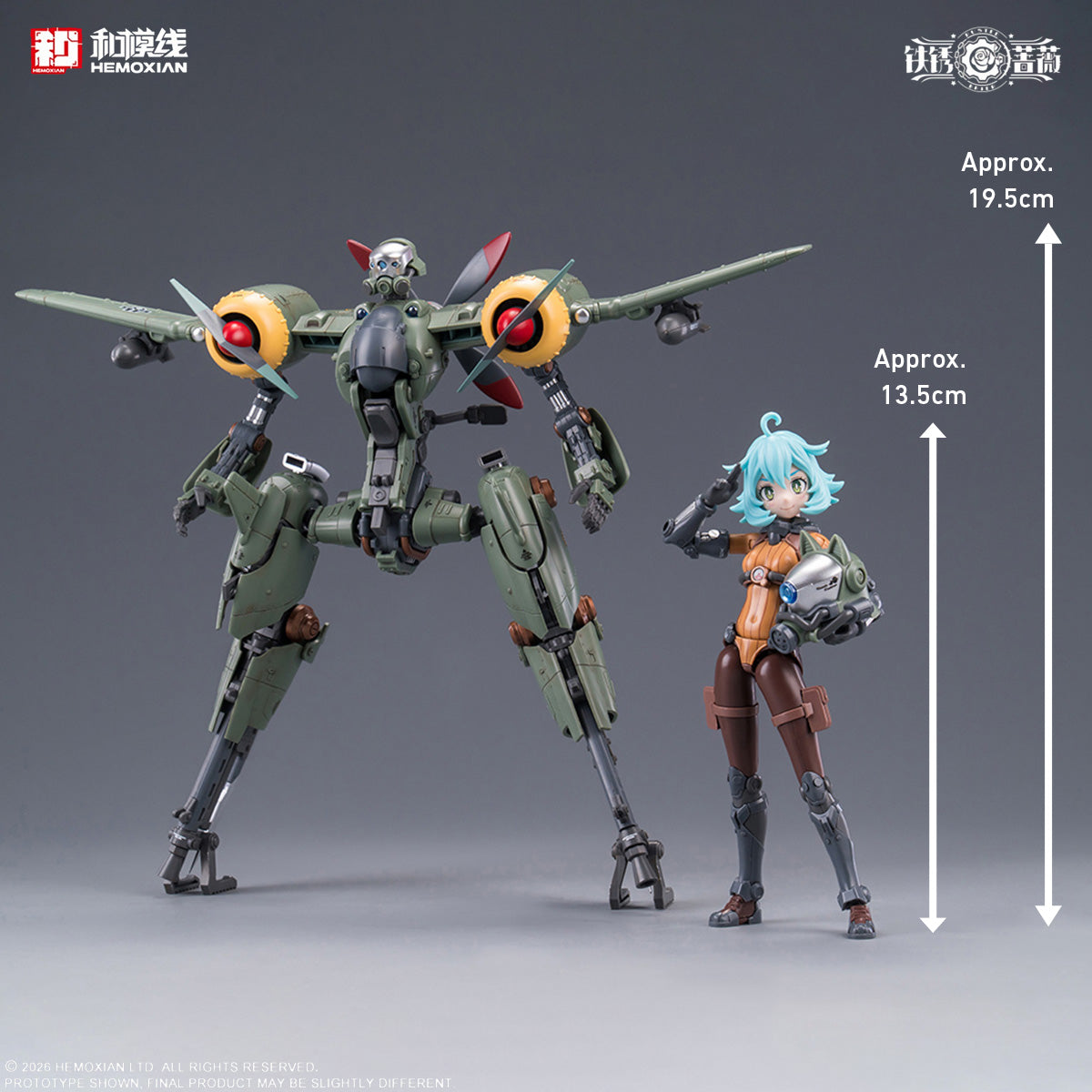 HEMOXIAN Rusted Brier Rhande Koskinen 1/12 Scale Model Kit