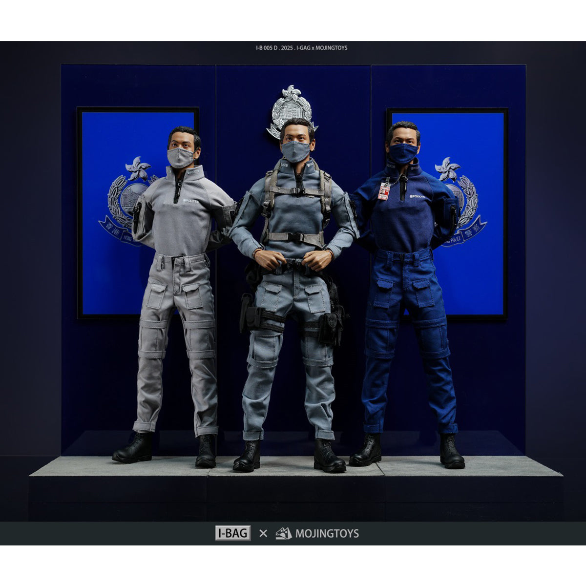 MOjingtoys, Chinese Hong Kong Urban Tactical Duty Team 2024: CTRU (Counter-Terrorism Response Unit)/ASU (Airport Security Unit)/RRT (Hong Kong Railway Response Team)/, Action Figures