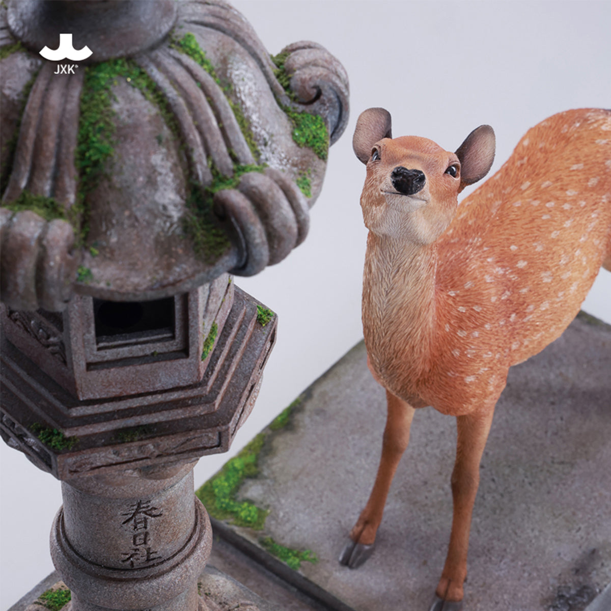 JXK Nara Deer Static Expertly Hand-Painted Lifelike Animal Figurine