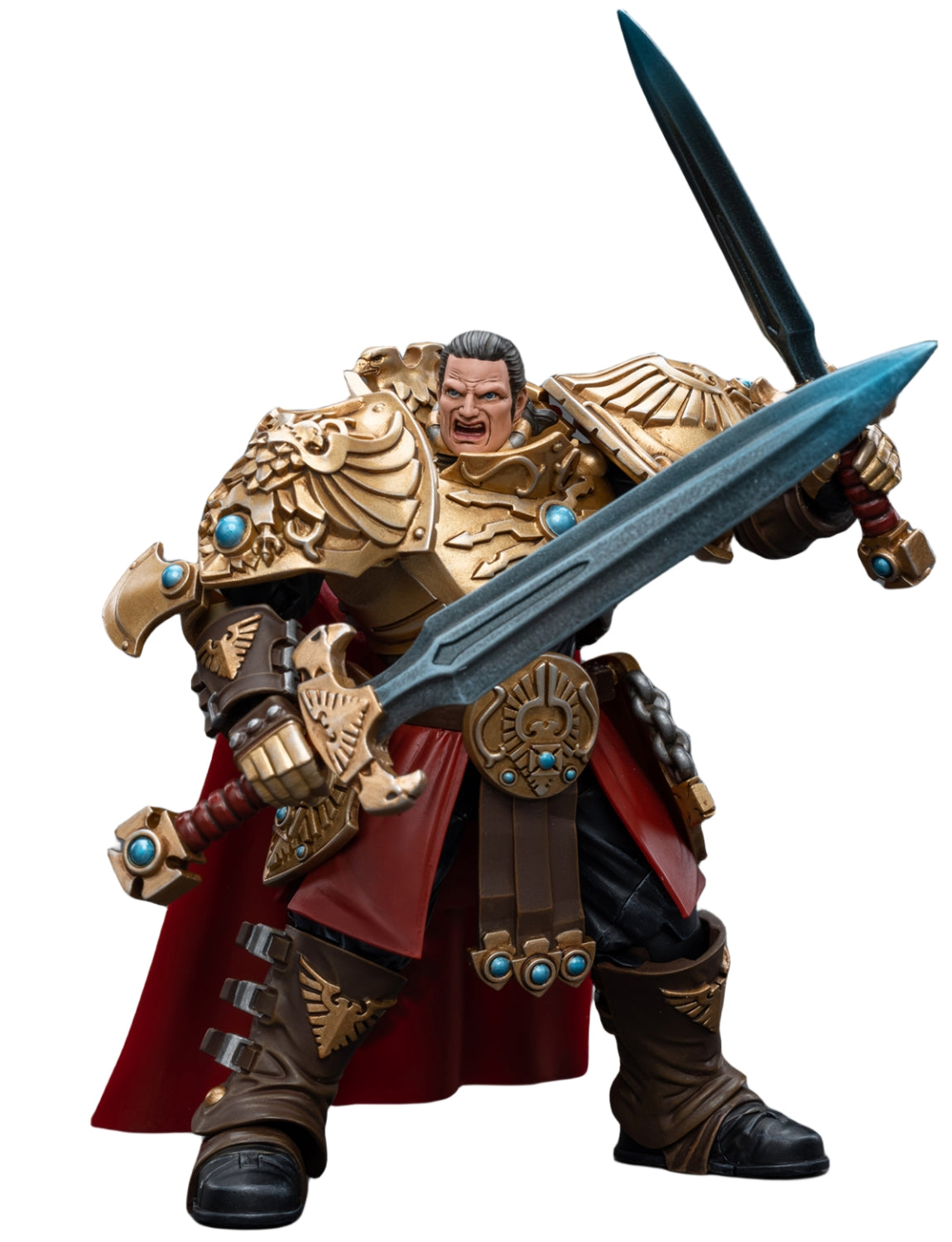JoyToy Warhammer 40K Figurine à collectionner : Adeptus Custodes Blade Champion Figurines à l'échelle 1:18 JT8124