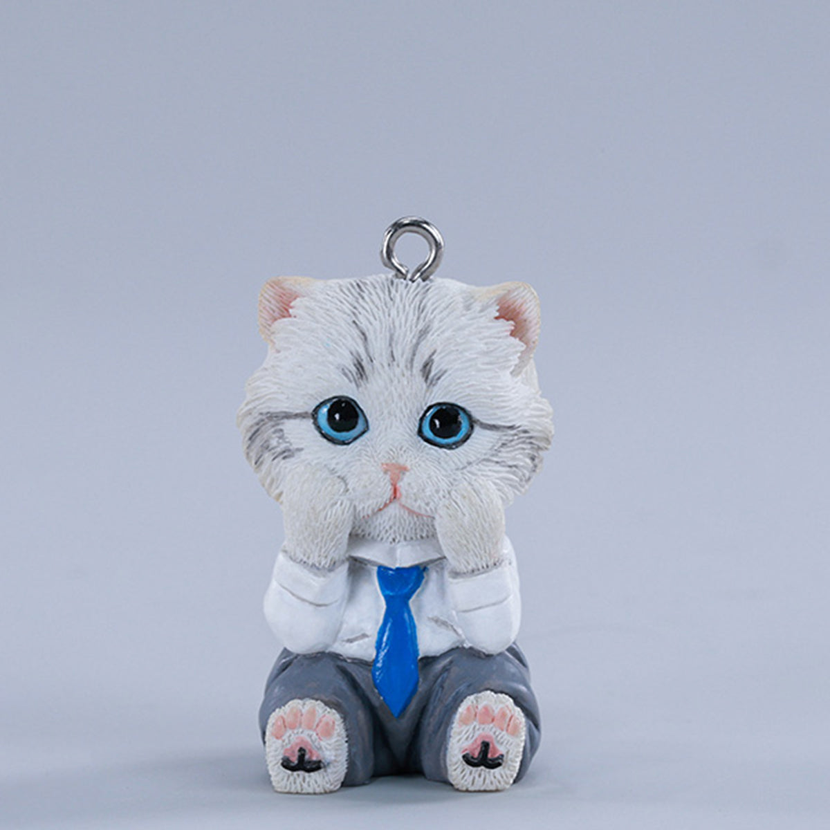 JXK&small, Drowsy Mew, Static Cat Animal Figurine