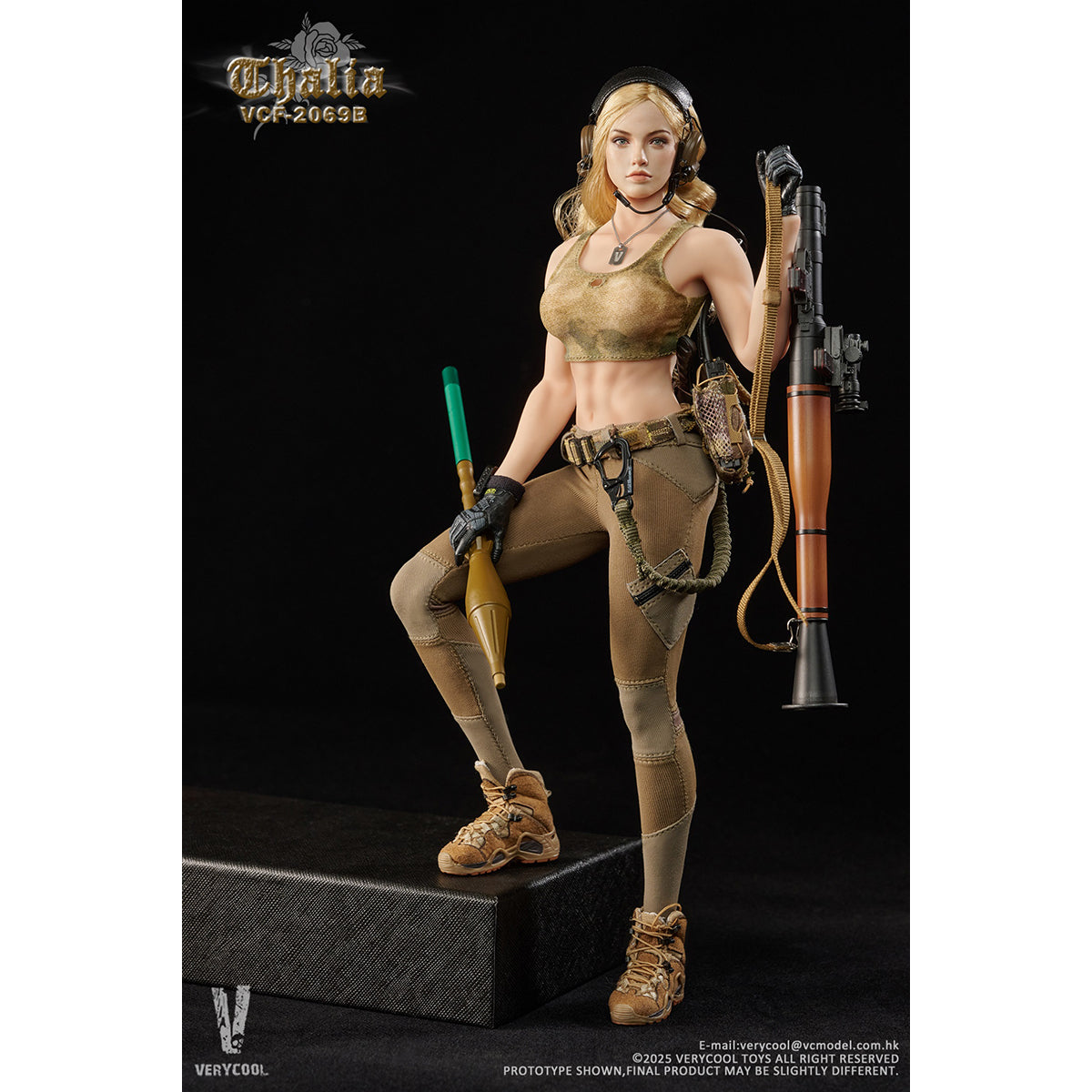 VERYCOOL Desert Female Soldier - Thalia 1/6 Scale Action Figure