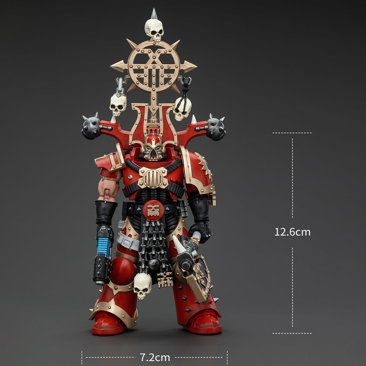 JOYTOY Warhammer 40K 1/18 World Eaters Khorne Berzerker with Berzerker lcon Action Figure