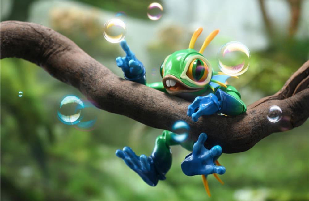 Figura coleccionable de Hero Toys: Murky, figura de acción en miniatura verde XYXDRLS