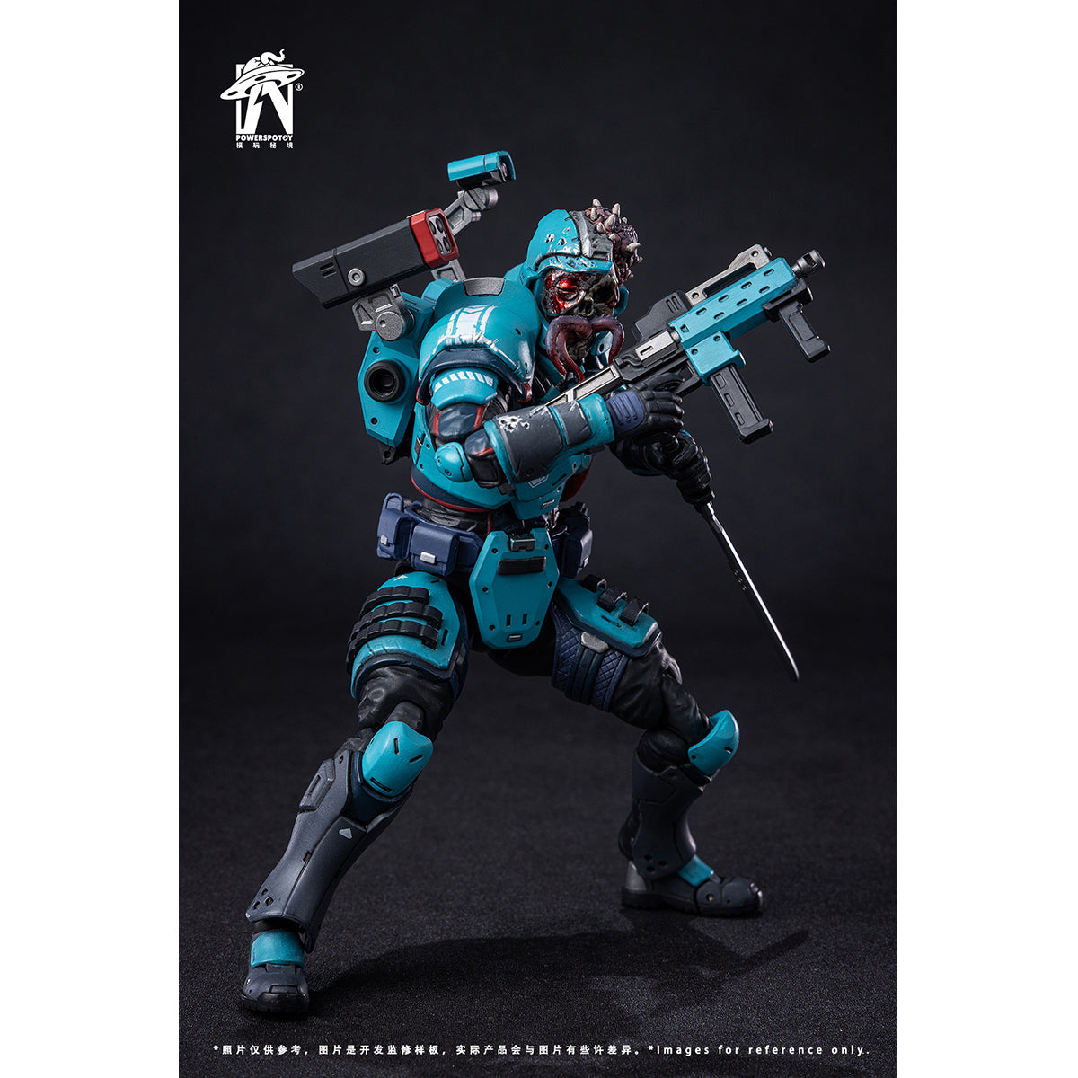 Powerspotoy Xpedion Steel Thunder Special Force Tactical ARM 1/12 Scale Action Figure & Diorama Base