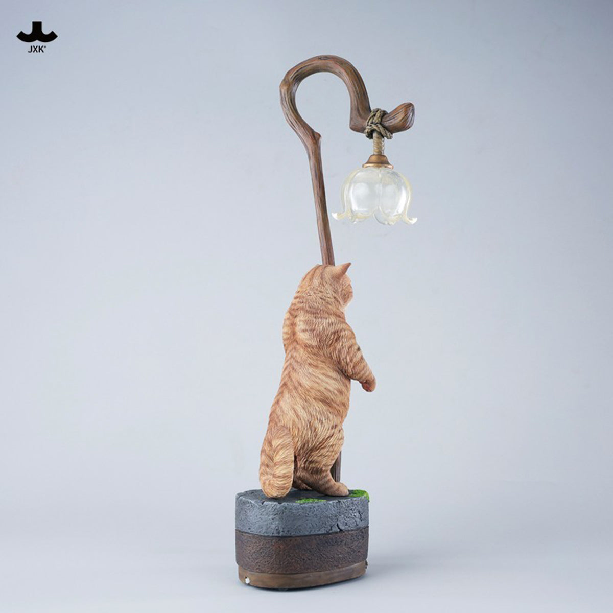 JXK Lily of the Valley Reflecting a Cat JXK342 Collectible Animal Figurine