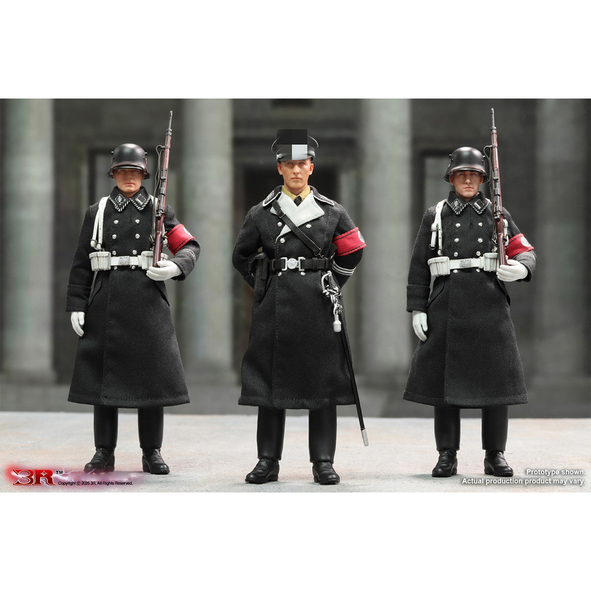 DID Little Empire Series Vol.7 German SS Ceremonial Guard - Aaron White 1/12 Scale Action Figure