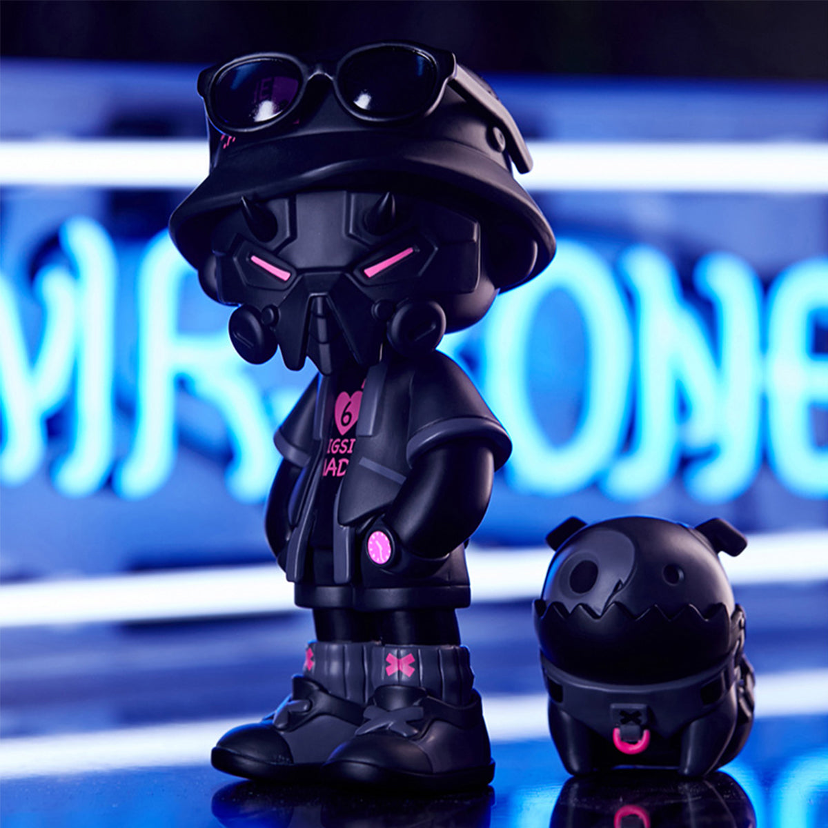 MR.BONE Fourth Generation Camping Mask Blind Box Figure