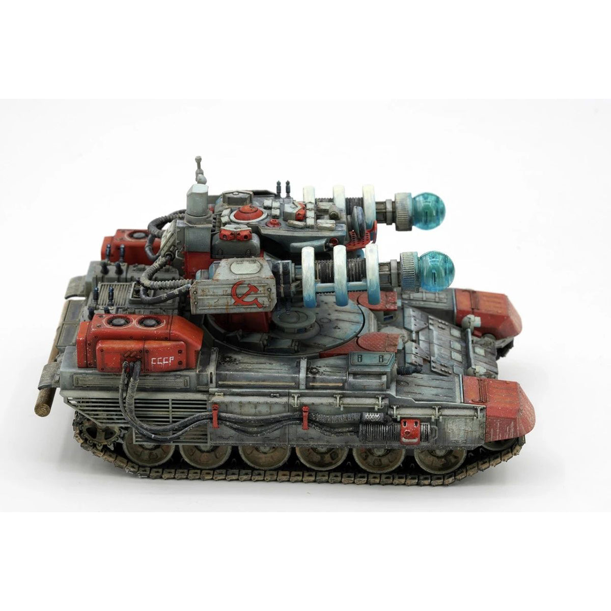 BORDER BC-005 Soviet Magnetic Storm Tank Gesla Gank/BC-004 Kirov Airship/BC-003 Soviet Apocalypse Tank Ver2.0/BC-002 Grizzly Battle Tank/BA-002 Hell Knight Syl Model Kit