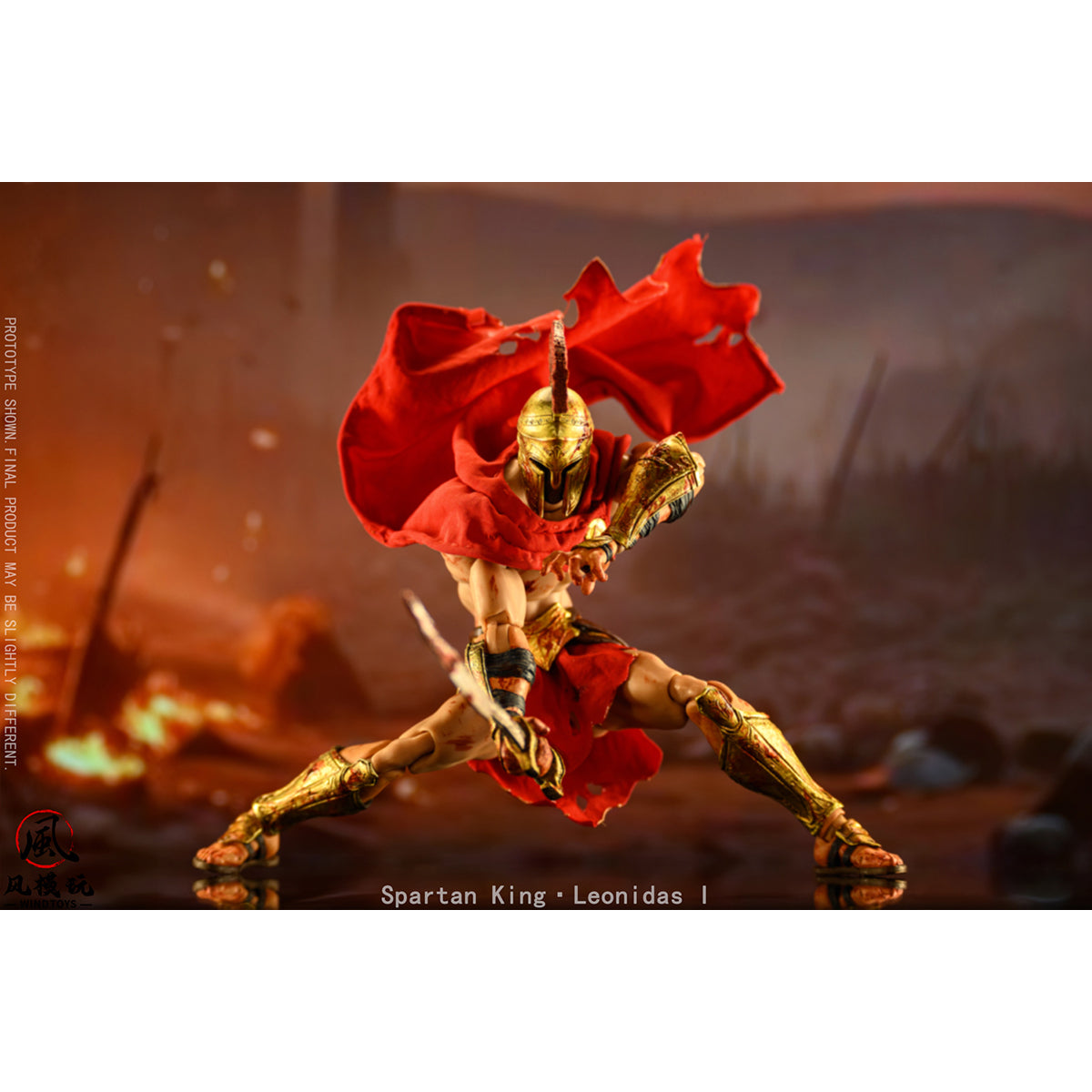 Wind Toys Spartan King·Leonidas I FMW004 Eternal Warlords Series 1/12 Scale Action Figure