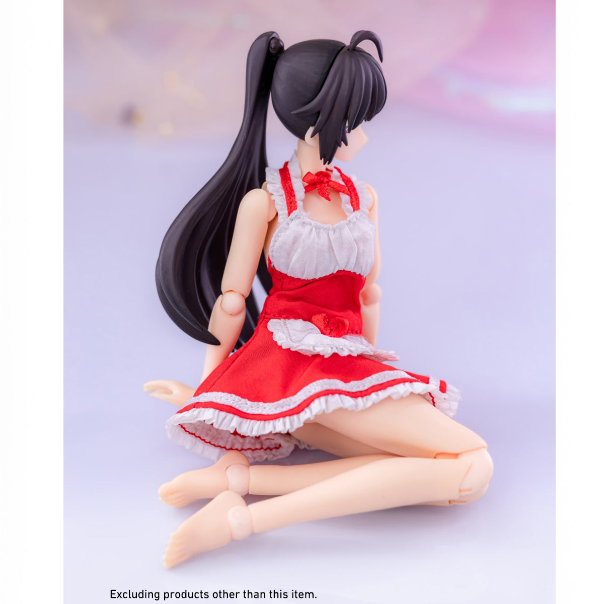 HASUKI 1/12 Maid Outfit Doll Clothes Costume Accessory for 6-inches Figure