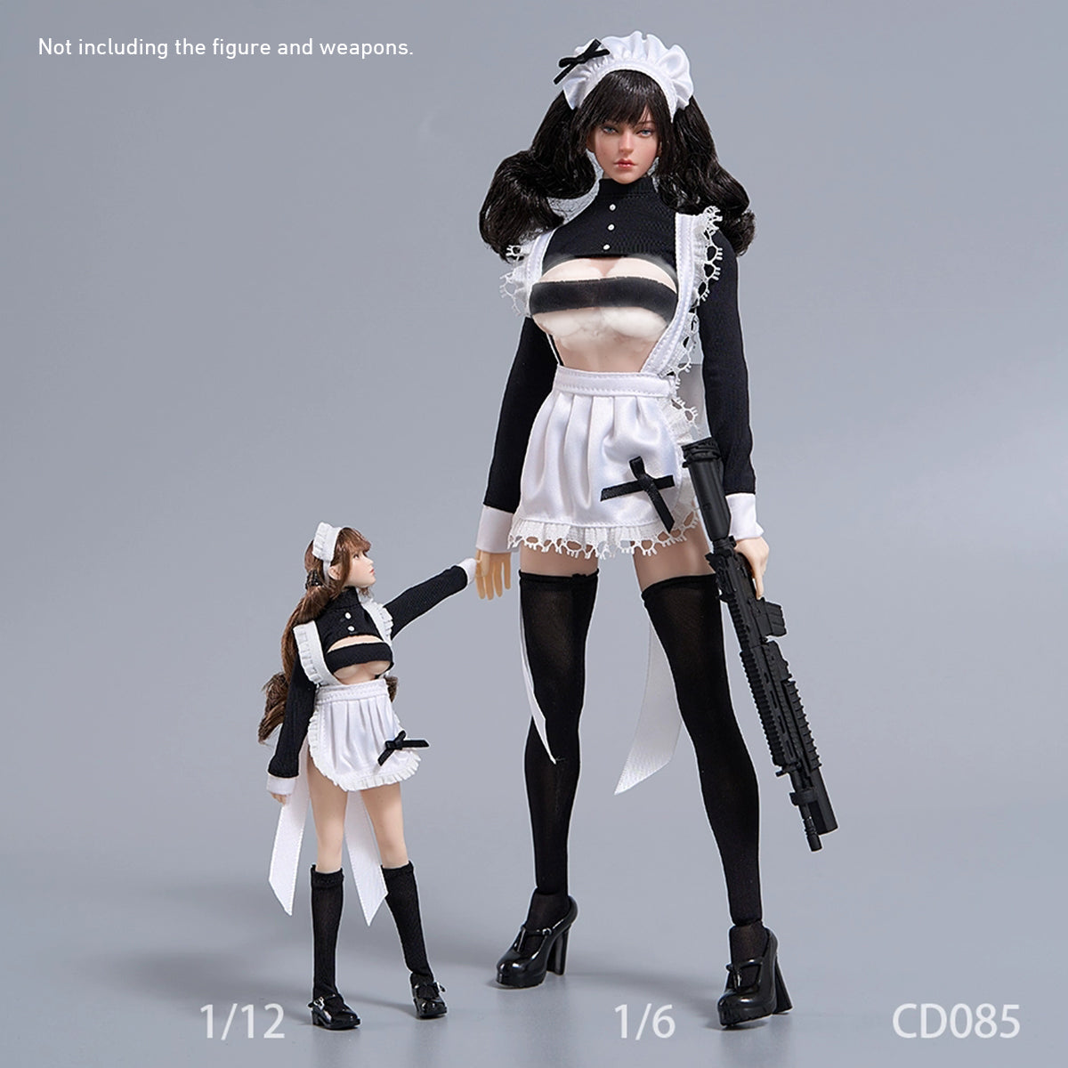 Cdtoys Soldado Femenino Estilo Japonés Gyaru Chica Suave Cosplay Maid (Ver.A) Para Figuras